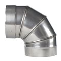 Fondo 4 in. Rhino Rigid 316L Stainless Steel 90 deg Adjustable Liner Elbow FO2213122